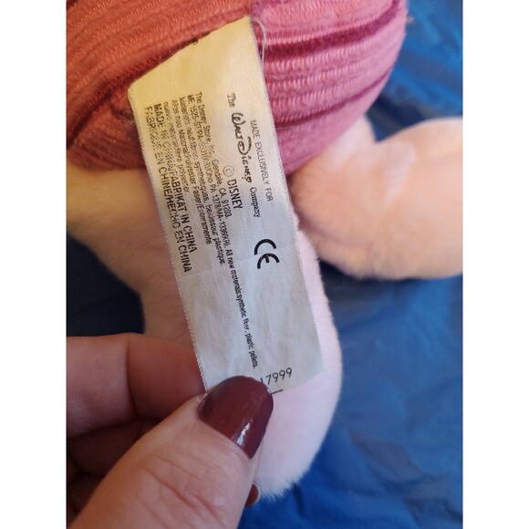 Piglet Plush Disney's Winnie the Pooh Cartoon Character 13" Weighted Bottom - Picture 10 of 11